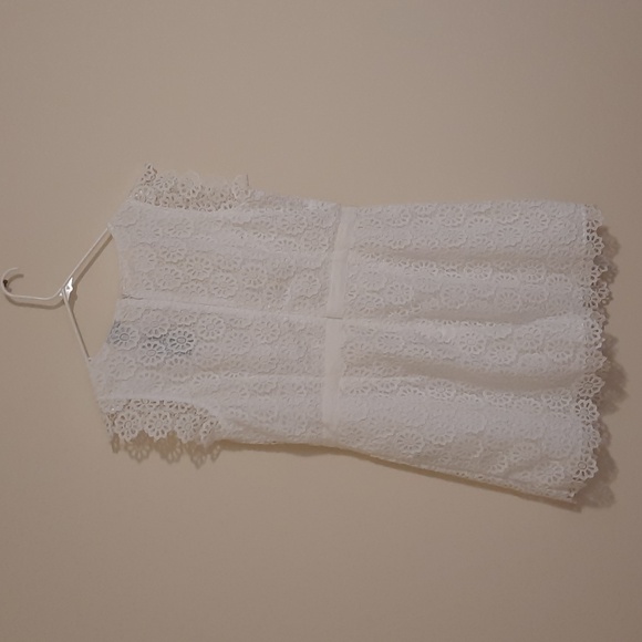 CITY CHIC PLAYSUIT LACE VIBE WOMEN WHITE  ROMPER JUMPSUIT SIZE S/16 NEW - Picture 8 of 14